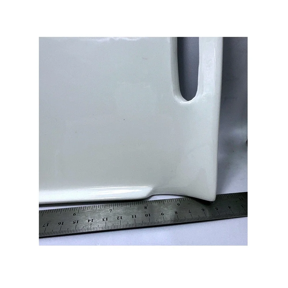 Strawberry Street 10 White Ceramic Serving Tray Handles MicrowaveDishwasher Safe
